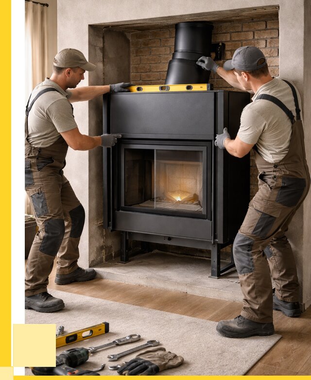 Установка каминных топок в Жигулёвске под ключ от 18214 р. | ЭриданЖгл