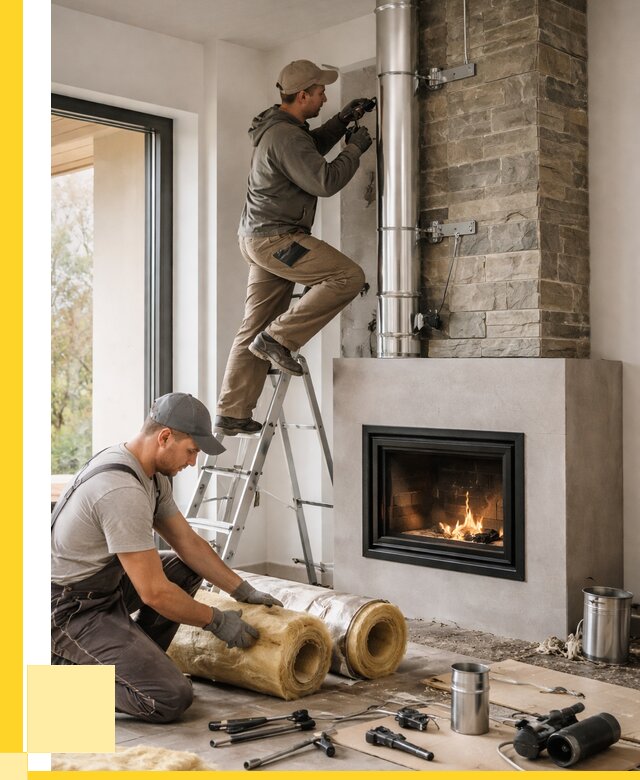 Монтаж дымоходов для каминов в Жигулёвске от 15179 р. ЭриданЖгл