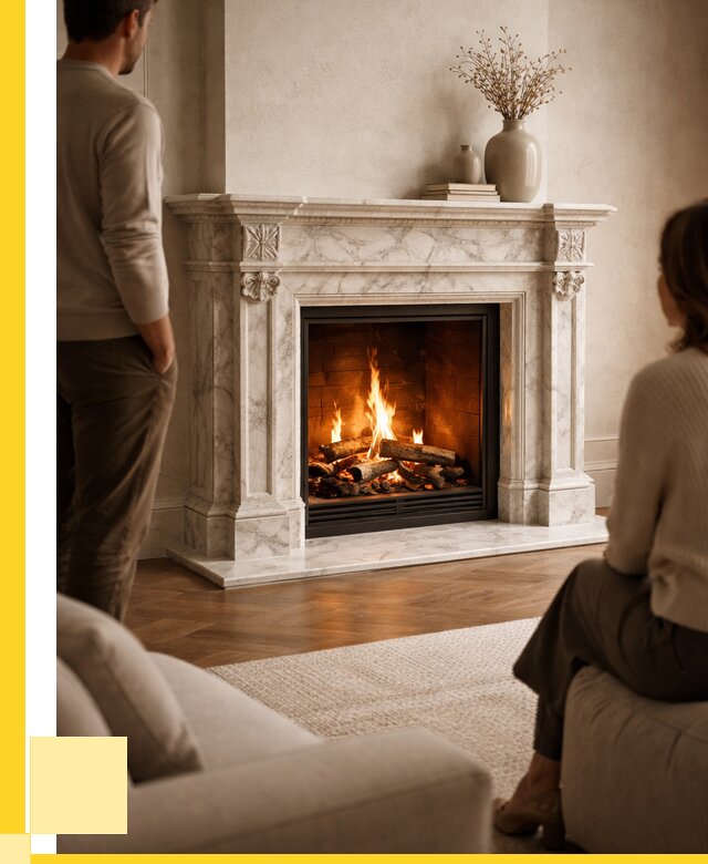 Мраморные камины под ключ в Жигулёвске от 252975 р. | ЭриданЖгл