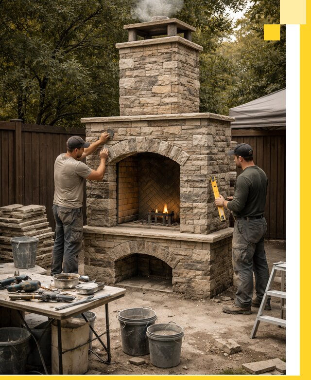 Проектирование и установка уличных каминов в Жигулёвске