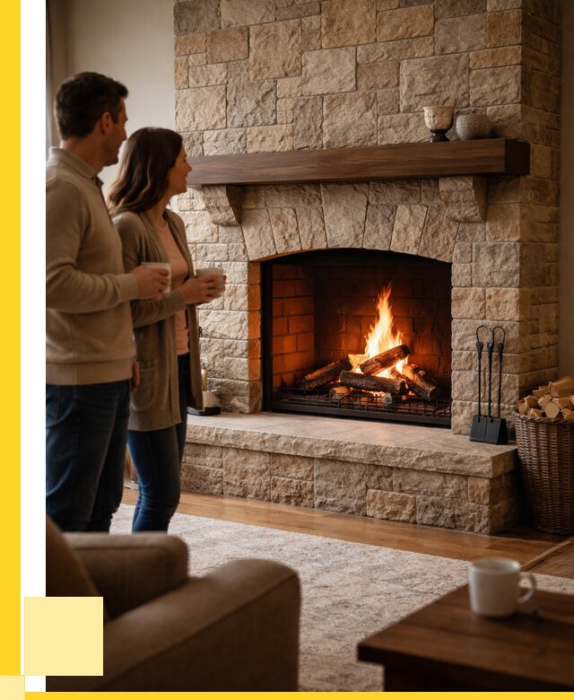 Каменные камины на заказ в Жигулёвске от 182142 р. | ЭриданЖгл