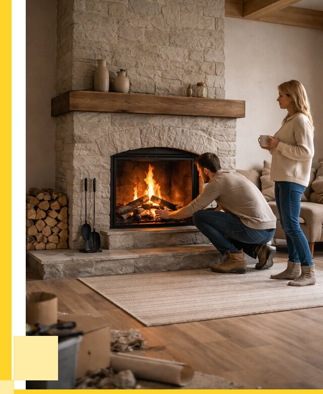 Камины для загородного дома в Жигулёвске от 354165 р., ЭриданЖгл