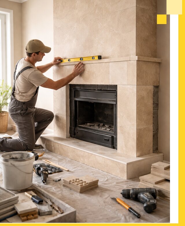 Установка и монтаж каминов в частном доме под ключ в Жигулёвске