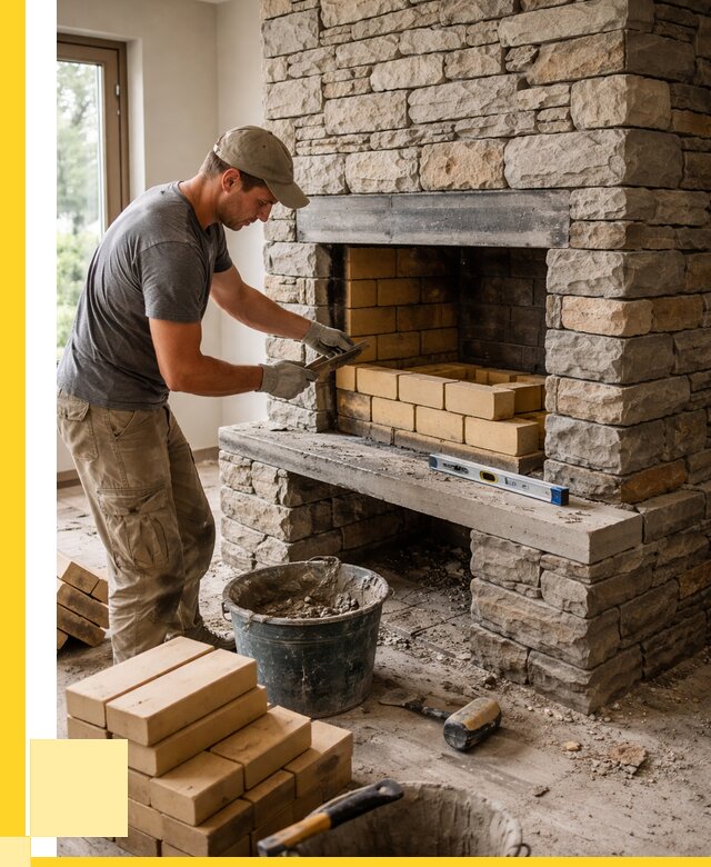 Кладка каминов и камина в Жигулёвске от 25298 р. ЭриданЖгл