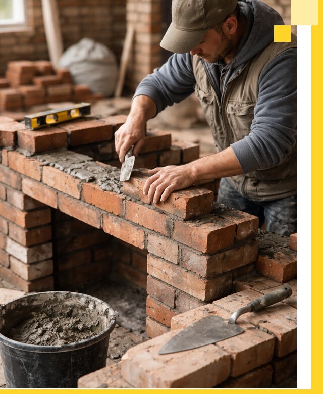 Кладка каминов под ключ в Жигулёвске профессиональная отделка и монтаж