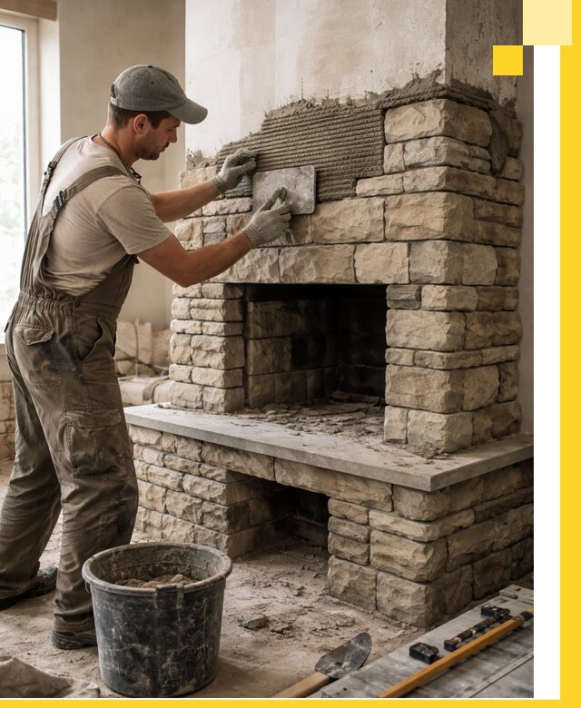 Строительство каминов под ключ в Жигулёвске от проектирования до монтажа