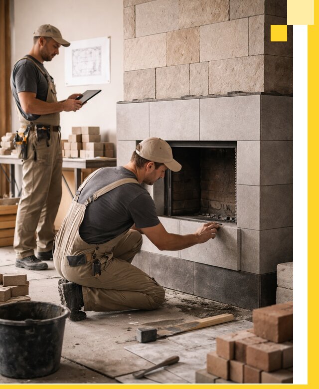 Индивидуальные проекты каминов и каминных систем в Жигулёвске