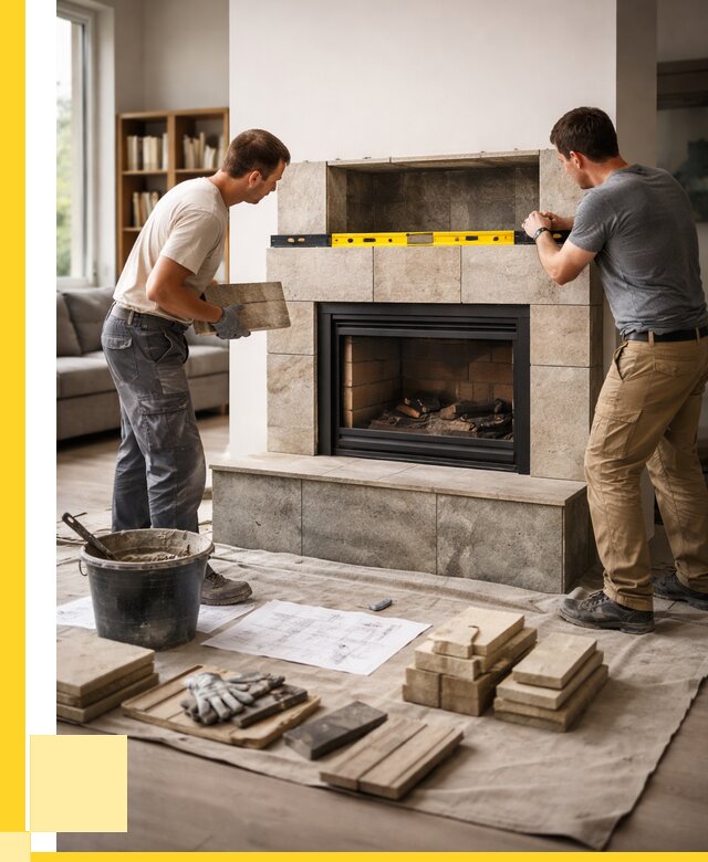 Монтаж каминов и установка в Жигулёвске от 45536 р. | ЭриданЖгл