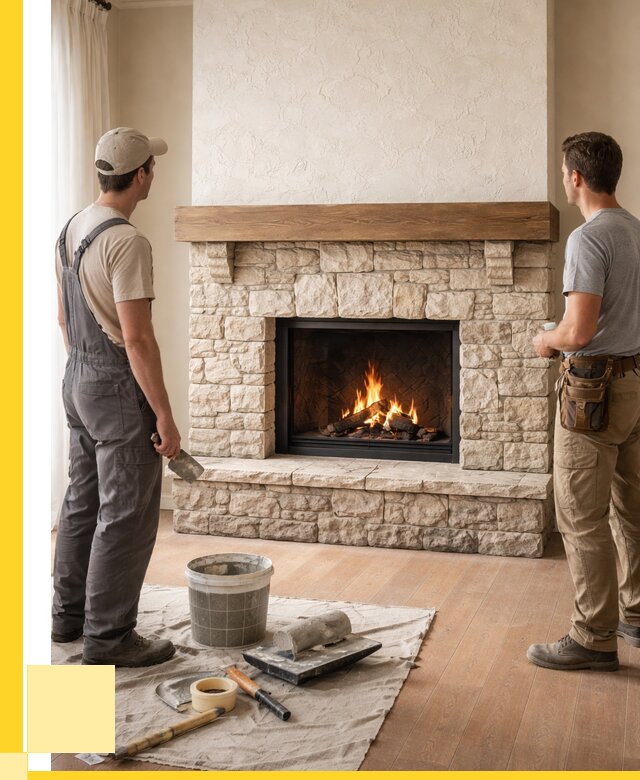 Отделка каминов в Жигулёвске от 6577 р. под ключ | ЭриданЖгл