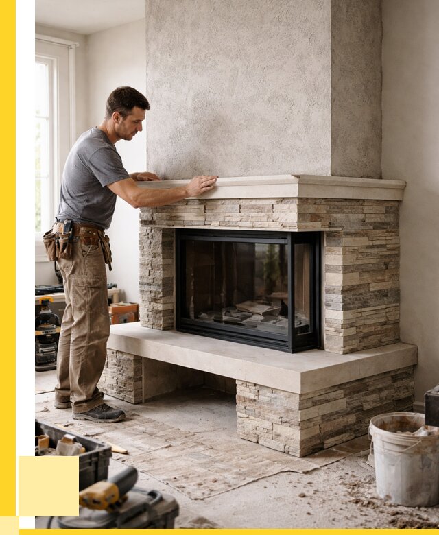 Изготовление каминов под ключ в Жигулёвске от 151785 р. | ЭриданЖгл