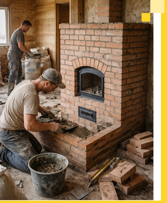 Профессиональное строительство печей в Жигулёвске под ключ