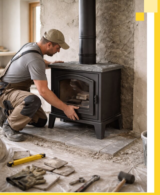 Профессиональный монтаж печей и каминов в Жигулёвске под ключ