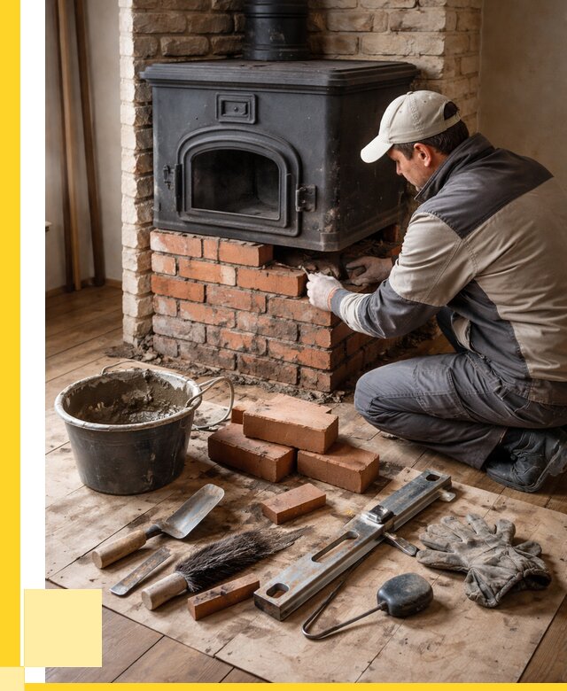 Ремонт печей в Жигулёвске от 12143 р., услуги печника ЭриданЖгл