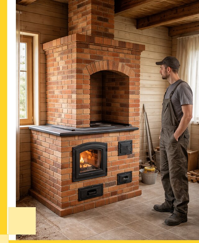 Кирпичные печи в Жигулёвске: купить от 151785 р. | ЭриданЖгл