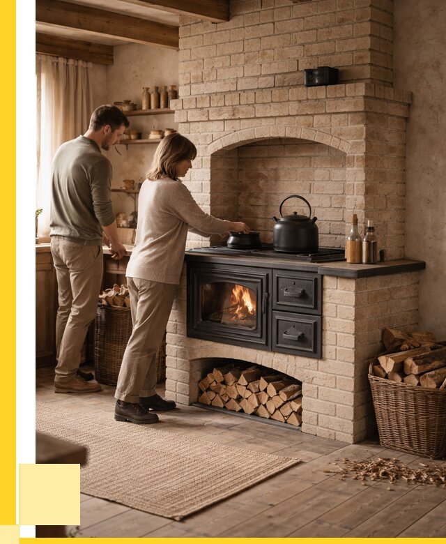 Печи с плитой в Жигулёвске от 45536 р. | ЭриданЖгл — кирпичная печь