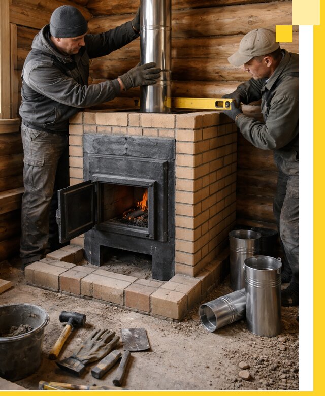 Проектирование, изготовление и установка банных печей в Жигулёвске