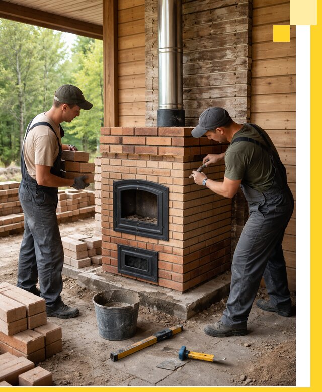 Производство и установка дачных печей под ключ в Жигулёвске