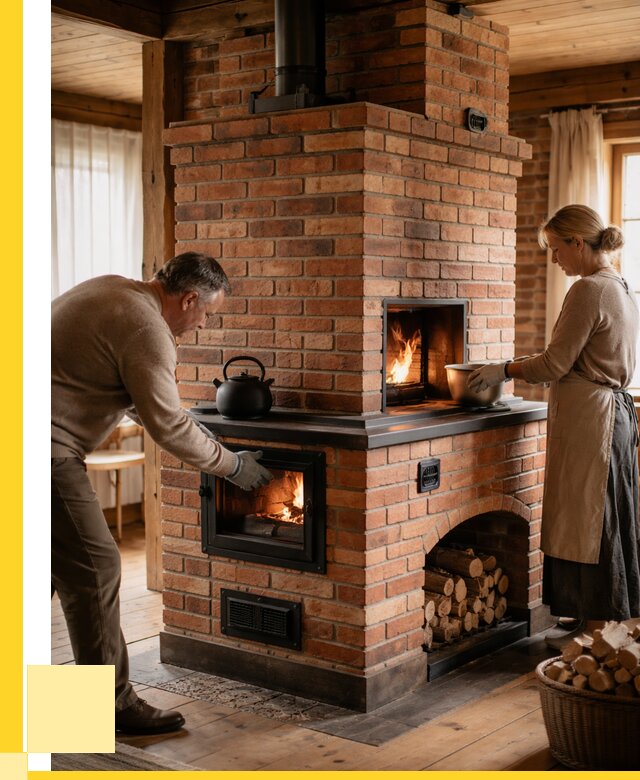 Печи для загородного дома под ключ в Жигулёвске от 80952 р. | ЭриданЖгл