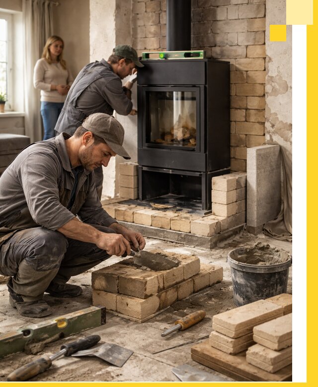 Печи и камины под ключ: проект, установка в Жигулёвске