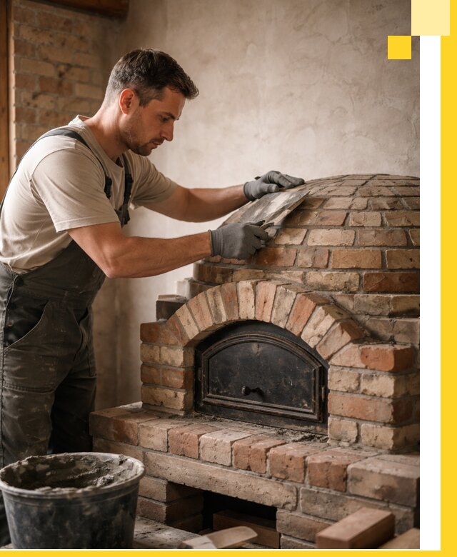 Изготовление и монтаж помпейских печей на заказ в Жигулёвске