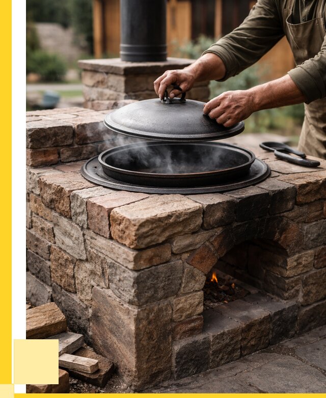 Печи для казана в Жигулёвске по цене от 18214 р. | ЭриданЖгл