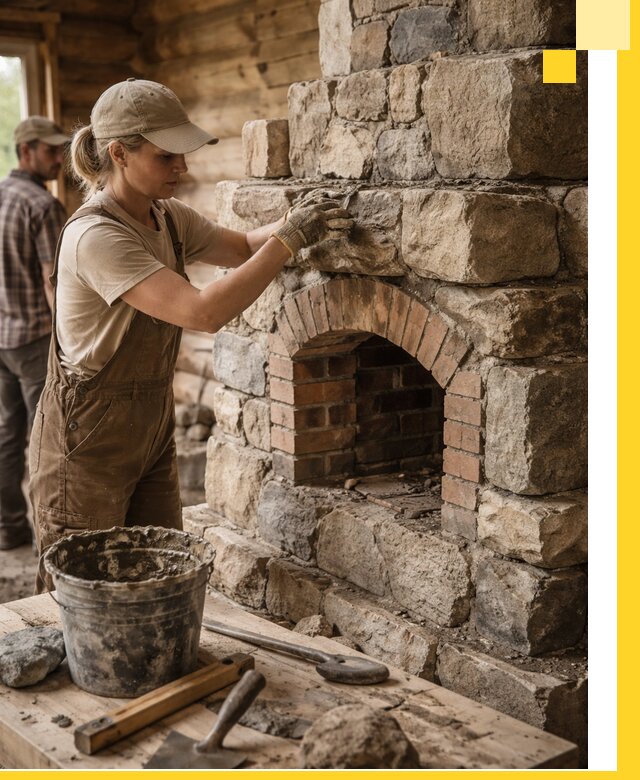 Каменные печи на заказ и монтаж в Жигулёвске, долговечные решения