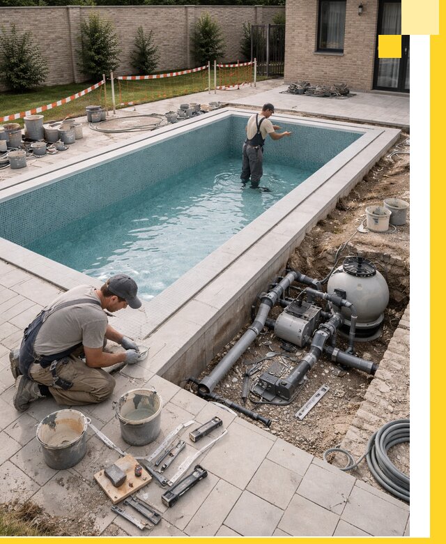 Строительство бассейнов под ключ в Жигулёвске: проекты и монтаж