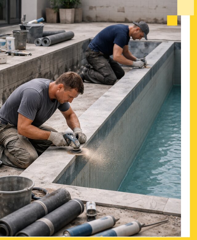 Профессиональный ремонт бассейнов под ключ в Жигулёвске