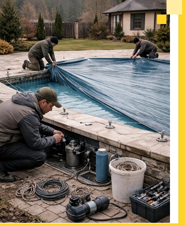 Консервация бассейнов в Жигулёвске: подготовка к длительному хранению