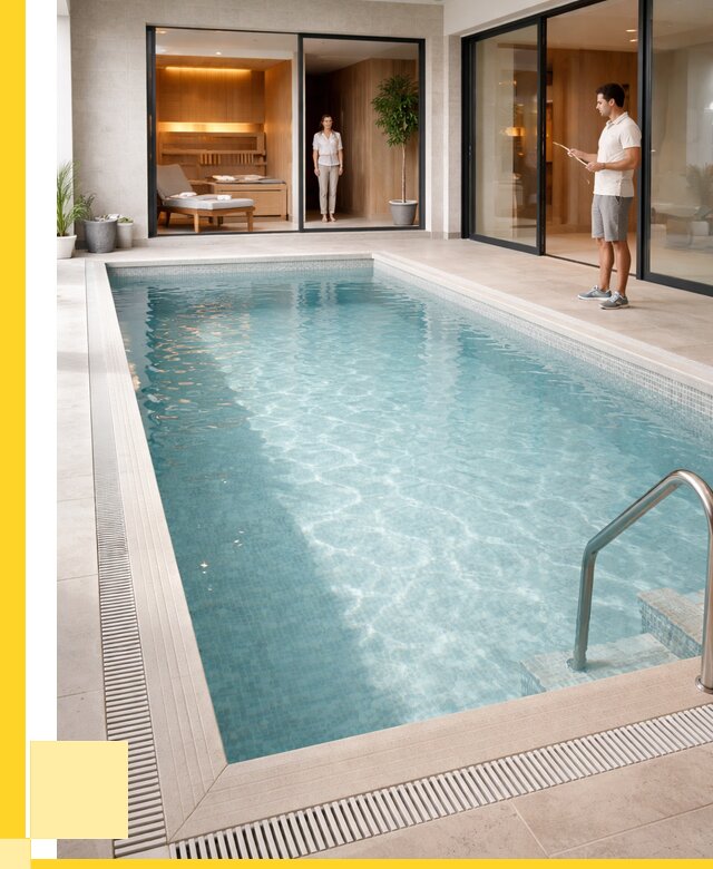 Отделка бассейна пленкой ПВХ в Жигулёвске от 3542 р. - ЭриданЖгл