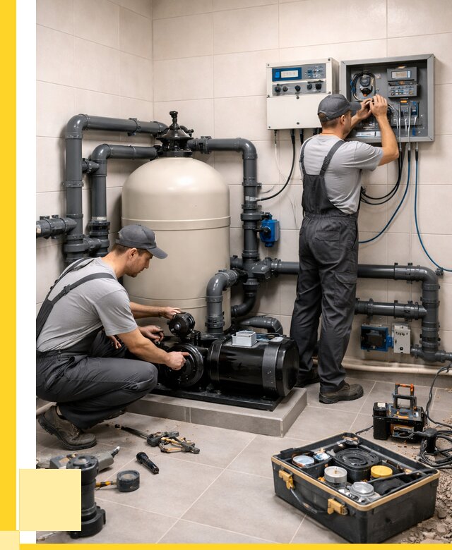 Монтаж оборудования для бассейнов в Жигулёвске от 40476 р. | ЭриданЖгл