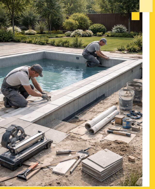 Строительство открытых бассейнов под ключ в Жигулёвске профессионально