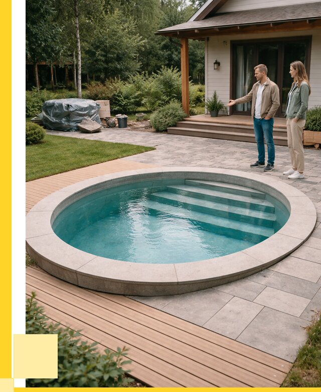 Бассейн на даче под ключ в Жигулёвске от 202380 р., ЭриданЖгл