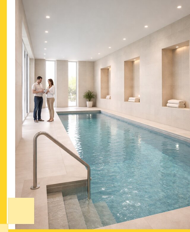 Бассейны в помещении под ключ в Жигулёвске от 1517850 р. | ЭриданЖгл