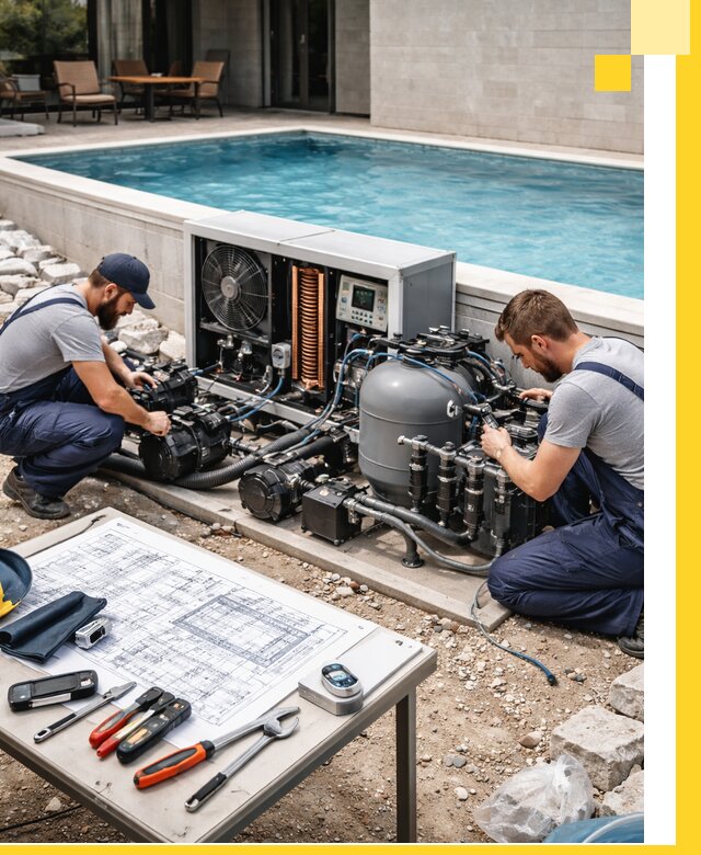 Проектирование и монтаж бассейнов с подогревом в Жигулёвске