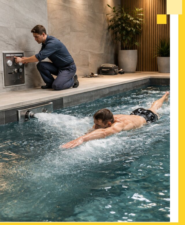 Проектирование и монтаж бассейнов с противотоком в Жигулёвске