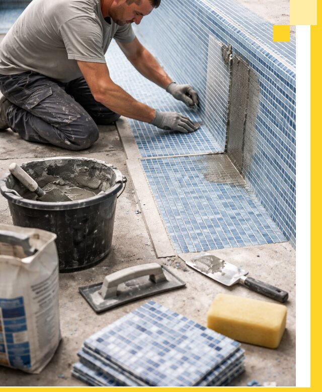 Укладка и ремонт мозаики для бассейнов под ключ в Жигулёвске