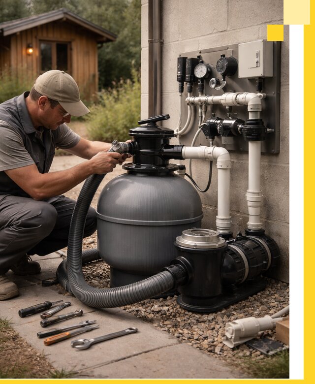 Продажа и монтаж фильтров и насосов для бассейнов в Жигулёвске