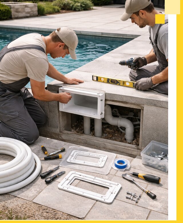 Поставка и установка скиммеров для бассейнов в Жигулёвске