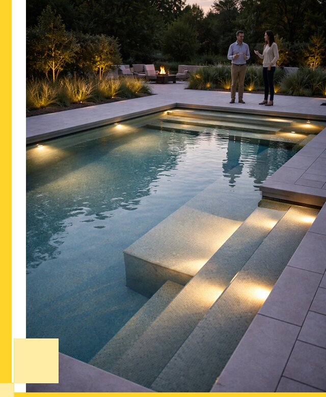 Освещение бассейнов в Жигулёвске под ключ от 25298 р. | ЭриданЖгл