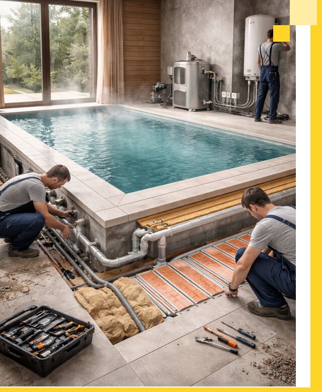 Проектирование и строительство тёплых бассейнов в Жигулёвске