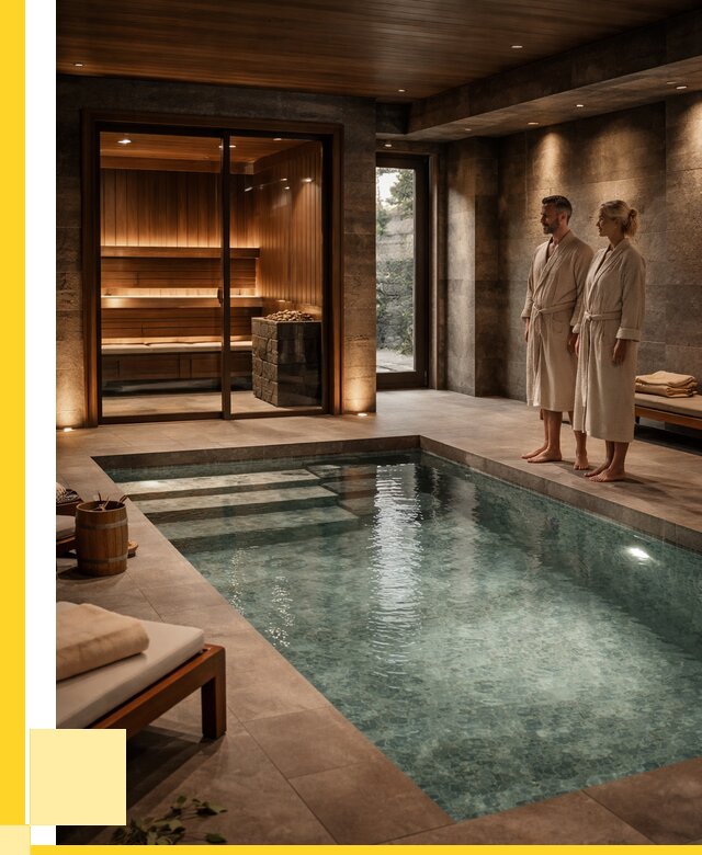 Сауна с большим бассейном в Жигулёвске от 1214280 р. ЭриданЖгл