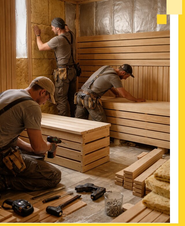 Профессиональное строительство саун под ключ в Жигулёвске