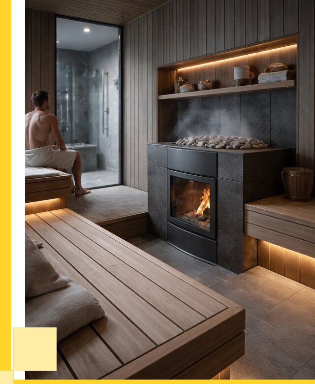 Проект сауны в частном доме в Жигулёвске от 35417 р. | ЭриданЖгл