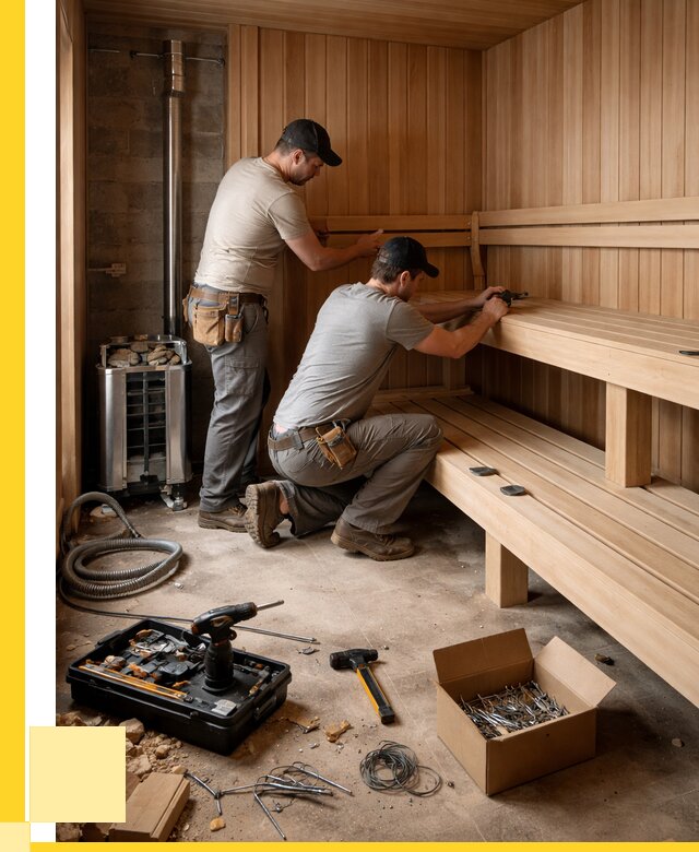 Монтаж саун под ключ в Жигулёвске от 121428 р. | ЭриданЖгл