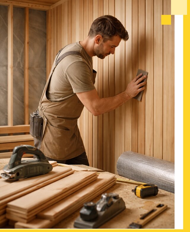 Профессиональная отделка саун и парных под ключ в Жигулёвске