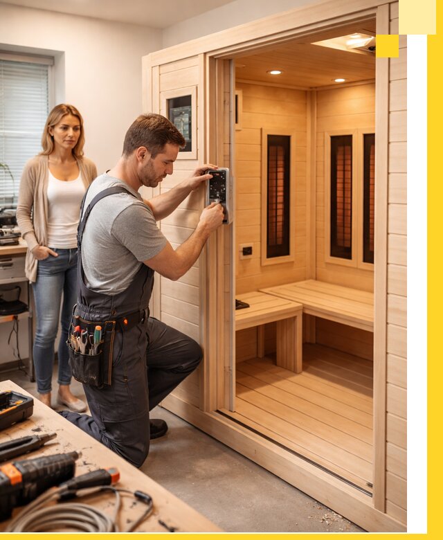 Инфракрасные сауны под ключ в Жигулёвске продажа и установка