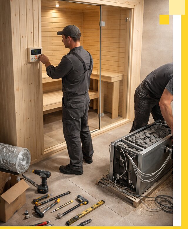 Поставка, установка и монтаж электрических саун в Жигулёвске