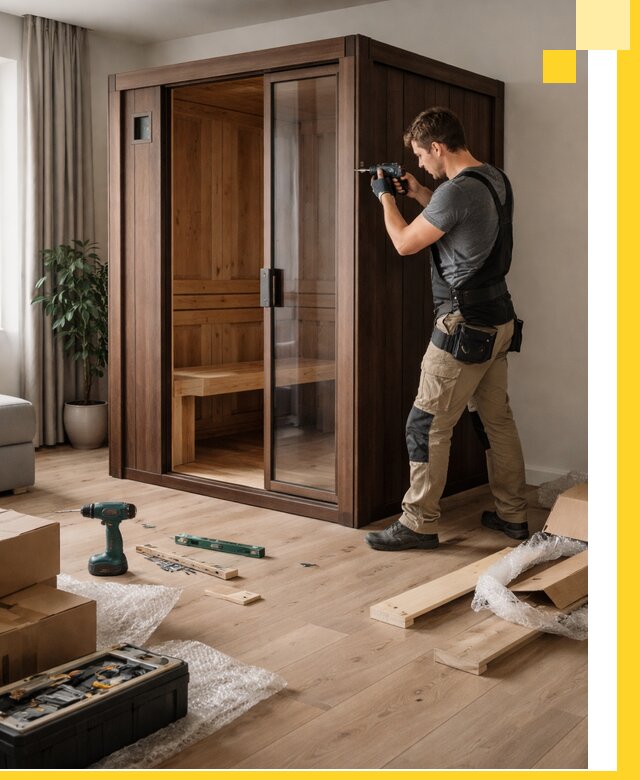 Установка и производство мини саун под ключ в Жигулёвске