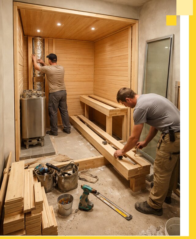 Проектирование и установка домашних саун под ключ в Жигулёвске